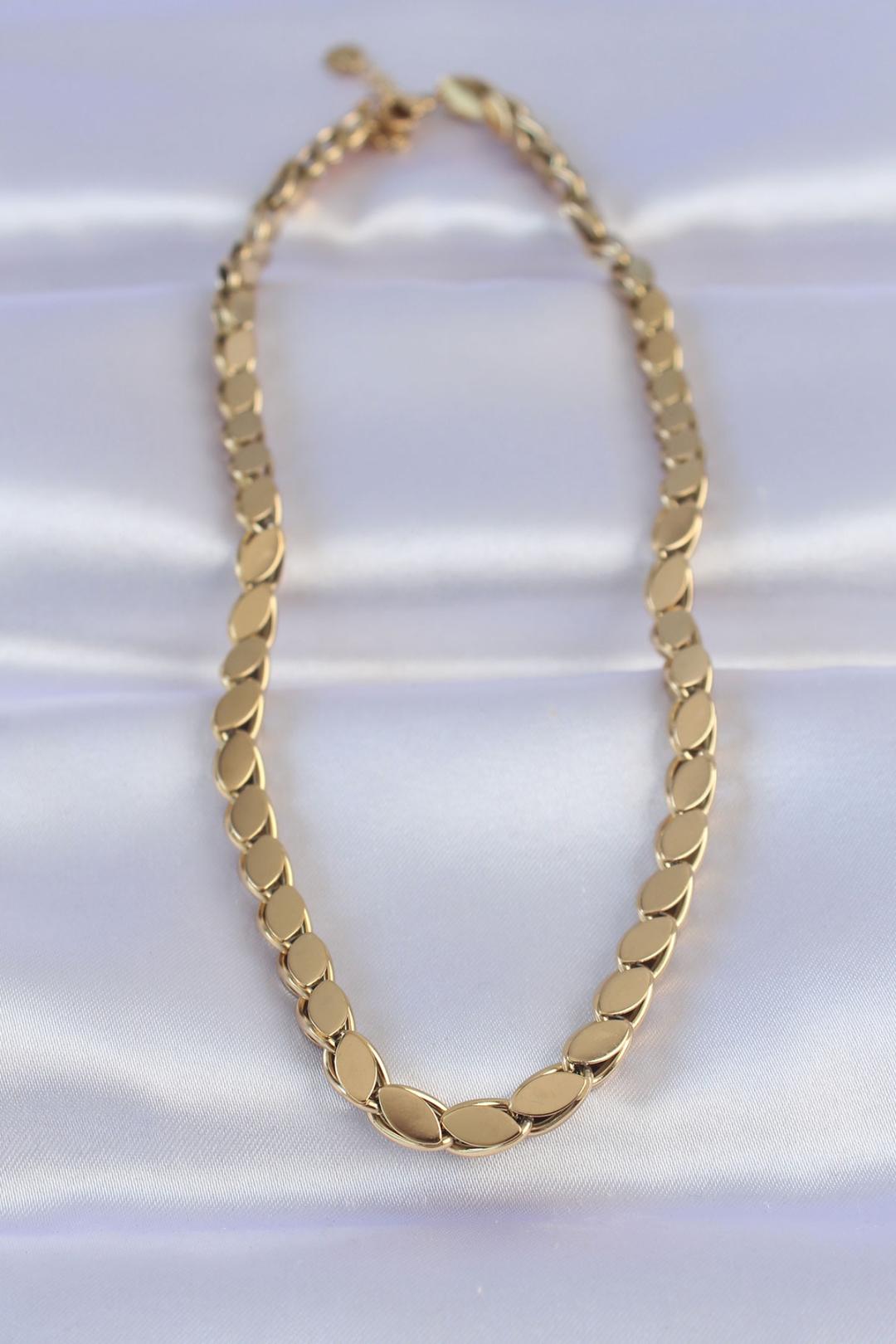 Gold Renk Arpa Model Kolye